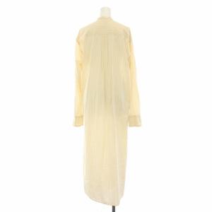 AURALEE シルクストライプロングワンピース SILK STRIPE LONG ONE-PIECE シャツワンピース