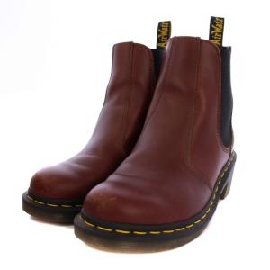 Dr.Martens CADENCE チェルシーブーツ サイドゴアブーツ ショートブーツ レザー UK5 赤 AW006/GV05W
