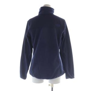 THE NORTH FACE フリースジャケット ジップアップ ロゴ 刺繍 M 紺 ネイビー NLW21404 /RO