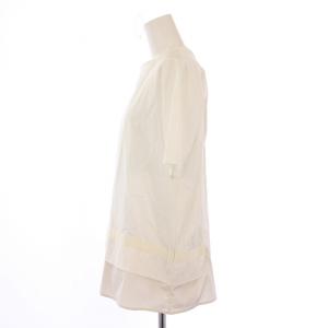 HERNO Tシャツ カットソー 半袖 クルーネック ストレッチ 切替 42 白 ホワイト JG0006D /BB