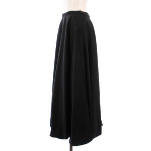 Deuxieme Classe 23SS Dashing スカート ロング フレア 36 黒 23060500707010 /KH