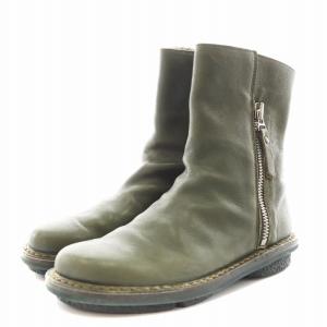 trippen ディアー DEER ショートブーツ レザー 36 緑 グリーン /AN3