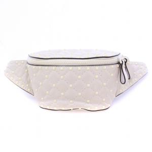 ロックスタッズ ボディバッグ ホワイト アイボリー