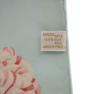 GUCCI スカーフ 総柄 シルク イタリア製 マルチカラー /BM OH