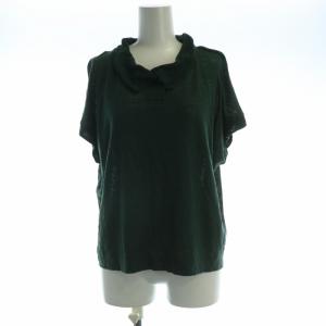 LINEN JERSEY POLO ポロシャツ フレンチスリーブ 麻 リネン 半袖 2 緑 グリーン 578-2168006