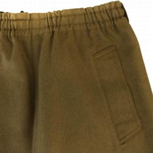 MHL. WOOL COTTON DRILL タイトスカート ひざ丈 1 茶 ブラウン 595-0232507 /RO