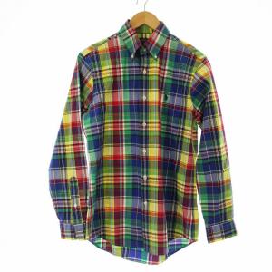 CLASSIC FIT スモールポニー ボタンダウンシャツ 長袖 チェック柄 S マルチカラー /OR