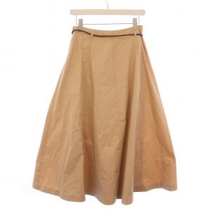PESERICO ロープベルト付きフレアスカート ロング 42 ベージュ LS1227113 /BM