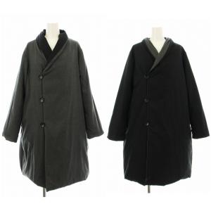 pas de calais ダークグレー ロングコート 36 pas de calais ダークグレー ロングコート 36 9005 リネン平