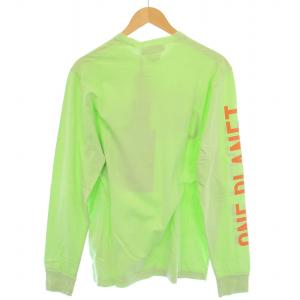 DSQUARED2 ONE LIFE ONE PLANET Tシャツ ロンT 長袖 クルーネック ロゴ イラスト プリント