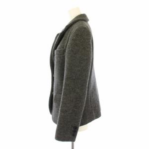 MARC by MARC JACOBS テーラードジャケット アウター シングル ショート丈 ウール 6 グレー /BB
