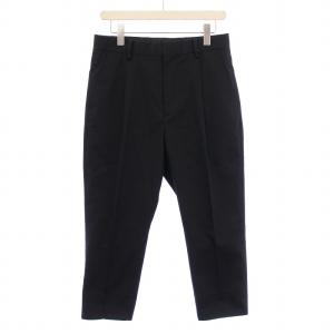 GUILTY PARTIES テーパードパンツ スラックス タック ジップフライ S 黒 ブラック /BB