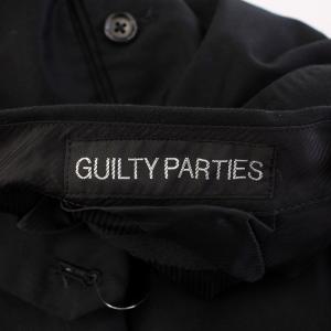 GUILTY PARTIES テーパードパンツ スラックス タック ジップフライ S