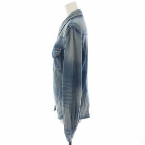 YANUK ウエスタンシャツ DENIT デニムシャツ シャンブレーシャツ 長袖 M インディゴ 57141129