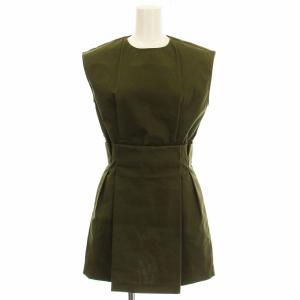 ノースリーブ ワンピース 15S-H191-0034 ミニ 38 カーキ /G