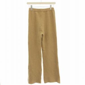 JOSEPH ニットパンツ ウール スリット イージーパンツ XS ベージュ /G