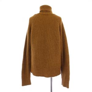 JOSEPH ニット セーター 長袖 タートルネック ウール モヘヤ カシミヤ S 茶 /BM