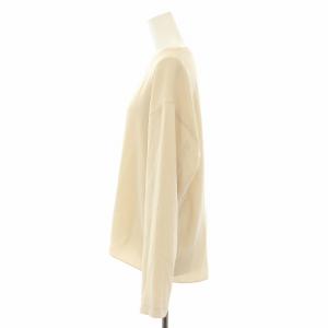 GALLARDAGALANTE 24SS バックスリットブラウスT シャツ 長袖 タグ付き F ベージュ GGZ1041204A0016
