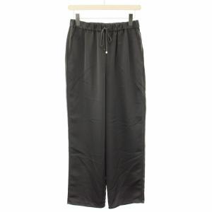 24AW ダブルサテンリラックスパンツ イージーパンツ タグ付き 38 グレー 24030900509030