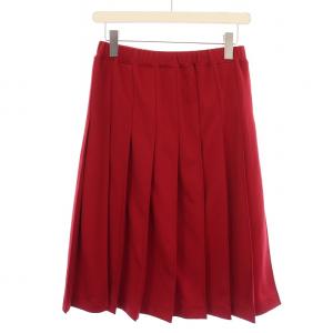 COMME des GARCONS COMME des GARCONS コムコム トラックジャージスカート プリーツ フレア イージー ひざ丈 ウエストゴム ストレッチ ロゴ