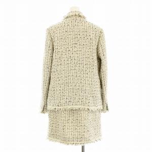 PINKY&DIANNE 23AW ミックスツイードジャケット ミックスツイードミニスカート セットアップ 上下 テーラードジャケット