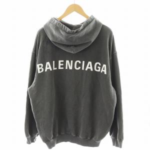 グ*゛様 バレンシアガ　プルオーバー　パーカー BALENCIAGA 【値下げ】BALENCIAGA 19SS Logo Pullover hoodie