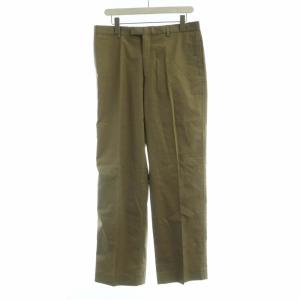 スラックスパンツ センタープレス フルレングス ベージュ /RO