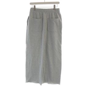 JOURNAL STANDARD relume タグ付き 25SS スウェットマキシスカート ロング タイト F グレー 25070462831310