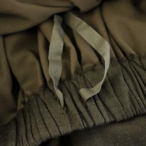 かぐれ ウールカットギャザースカート ロング フレア イージー Free カーキ GA07-25M005 /YT