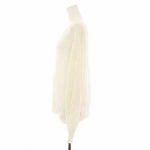 Spick&Span 25SS ペーパーヤーン2WAYルーズプルオーバー ニット セーター 長袖 白 ホワイト 25080200543010