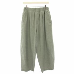 25SS ヴィンテージライクイージーカーヴィーパンツ イージーパンツ タグ付き M カーキ SHS-35090