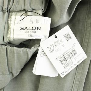 SALON 25SS ヴィンテージライクイージーカーヴィーパンツ イージーパンツ タグ付き M カーキ SHS-35090