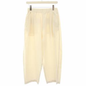 25SS ヴィンテージライクイージーカーヴィーパンツ イージーパンツ タグ付き M 白 ホワイト SHS-35090