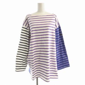 トゥモローランド TOMORROWLAND クレイジーパターン ビッグバスクシャツ カットソー 長袖 F