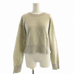 【R'IAM】CROPPEDスウェット トレーナー 長袖 F グレー 23070922300040 /EE