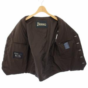 HERNO 中綿ベスト 48 ブラウン PC0014U-19288-8980 /TK