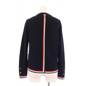 THOM BROWNE ニット クルーネック 40 ネイビー