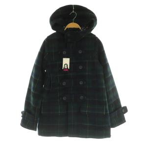 中綿ダッフルコート チェック 1 ネイビー /MY OS