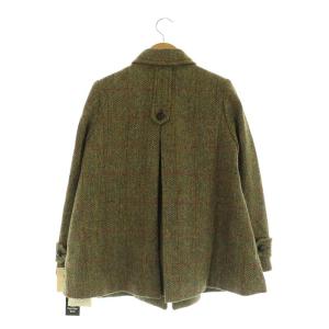 Ray Beams The Way of Chic Harris Tweed ツイードショートコート ジャケット ステンカラー