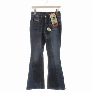 タグ付き D-EBBEY  デニムパンツ ジーンズ フレア 25 青 ブルー A01727009NP /EE