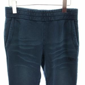 DIESEL P-BEL スウェットパンツ フレア ワイド S 紺 A14154 /RE