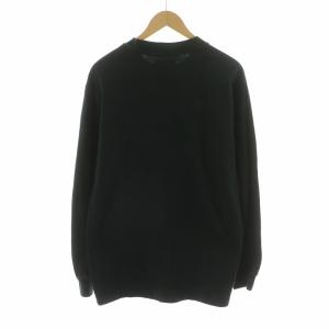 PALACE MOCK NECK 320 CREW スウェット トレーナー プルオーバー 長袖 プリント L ブラック
