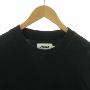 PALACE MOCK NECK 320 CREW スウェット トレーナー プルオーバー 長袖 プリント L ブラック