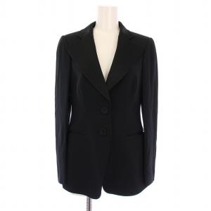 テーラードジャケット 総裏地 シングル 2B 36 黒 /BM