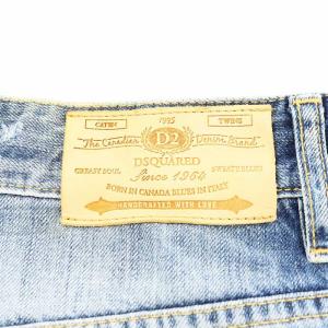 DSQUARED2 デニムパンツ ジーンズ ジーパン USED加工 50 青 ブルー S71LA0895 S30309 /AN32