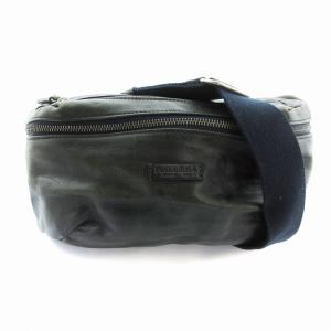 ショルダーバッグ レザー 緑 グリーン /EE