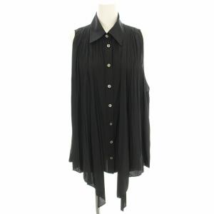 ノースリーブシャツ 07126151 ブラウス ジレ 38 黒 ブラック /G