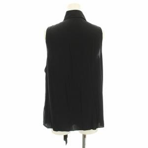 GRACE CONTINENTAL ノースリーブシャツ 07126151 ブラウス ジレ 38 黒 ブラック /G