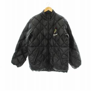 キルティングダウンジャケット L 黒 ブラック D0464FJM040 /OR