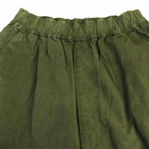 pas de calais ワイドパンツ イージー 34 カーキ  8568-290 /RO